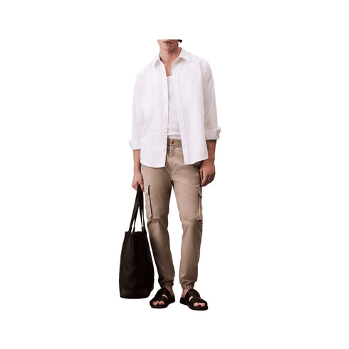 Calvin Klein Jeans Pantaloni Pantalone Sknny Elstc Rpstp Cr Uomo S  - Francavilla Moda